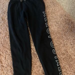 XS Aeropostale joggers in black
